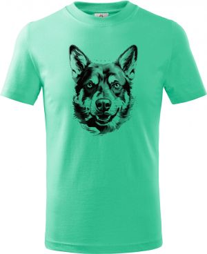 Australský honácký pes, černý tisk