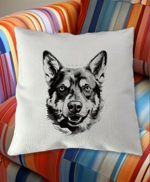 Australský honácký pes, černý tisk