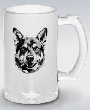 Australský honácký pes, černý tisk