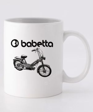 Babetta 207, logo, černá