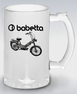 Babetta 207, logo, černá