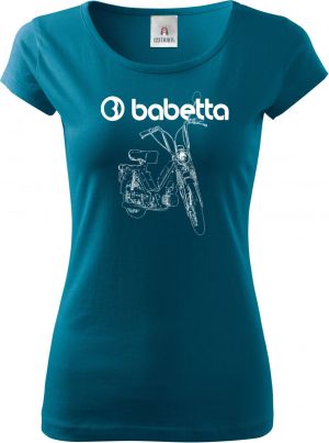 Babetta 210, logo, bílá