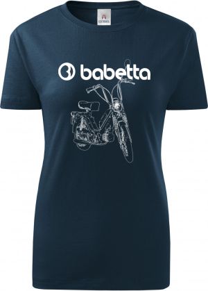 Babetta 210, logo, bílá