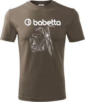 Babetta 210, logo, bílá
