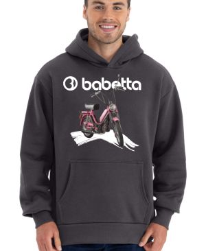 Babetta, logo bílé. Fialová, 210/215