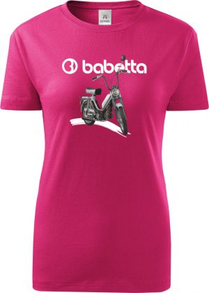 Babetta, logo bílé. Šedá, 210/215