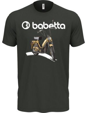 Babetta, logo bílé. Žlutohnědá, 210/215