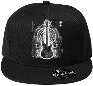 Basový král, bílý potisk