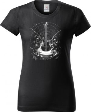 Basový král, V2, bílý potisk