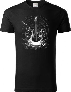 Basový král, V2, bílý potisk