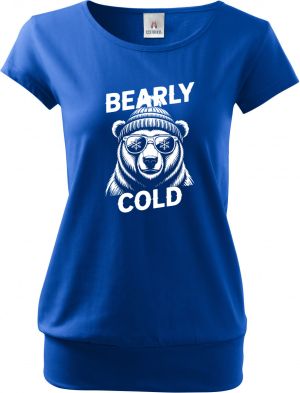 Bearly cold, bílý potisk