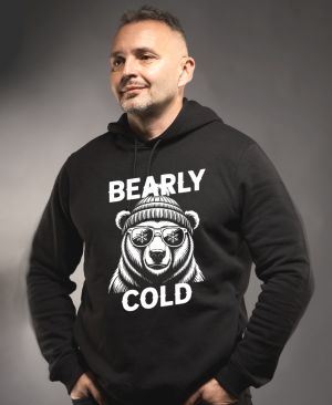 Bearly cold, bílý potisk