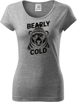 Bearly cold, černý potisk