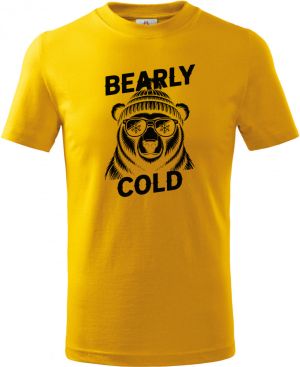 Bearly cold, černý potisk