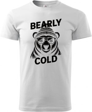 Bearly cold, černý potisk