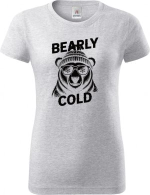 Bearly cold, černý potisk