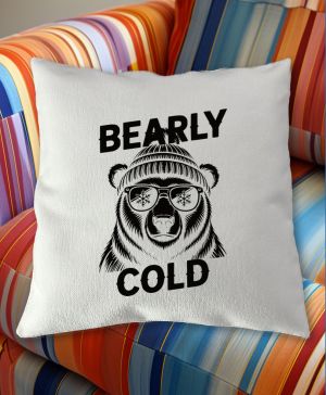Bearly cold, černý potisk