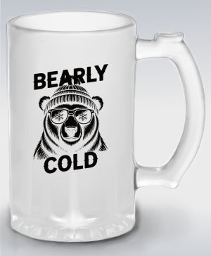 Bearly cold, černý potisk