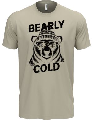 Bearly cold, černý potisk