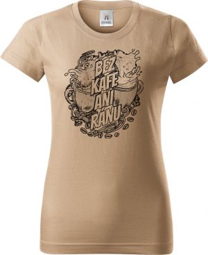 Bez kafe ani ránu, V1, černý potisk