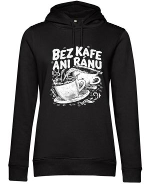 Bez kafe ani ránu, V2, bílý potisk