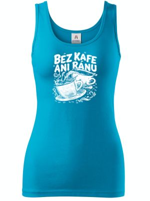 Bez kafe ani ránu, V2, bílý potisk