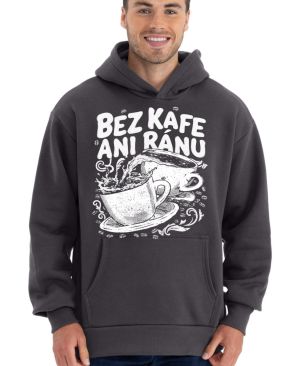 Bez kafe ani ránu, V2, bílý potisk