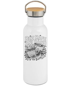 Bez kafe ani ránu, V2, černý potisk