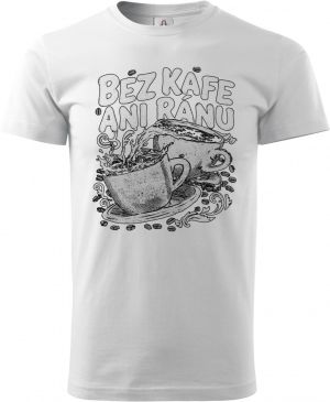 Bez kafe ani ránu, V2, černý potisk