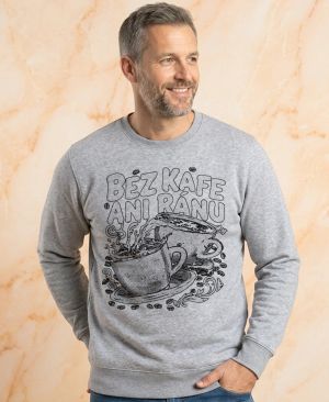 Bez kafe ani ránu, V2, černý potisk