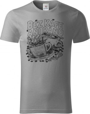 Bez kafe ani ránu, V2, černý potisk