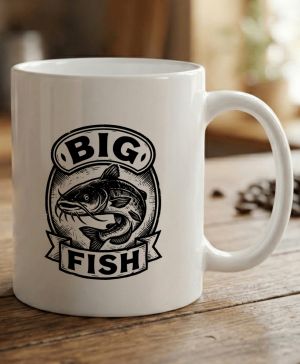 BIG FISH, černý potisk