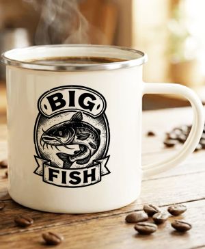 BIG FISH, černý potisk