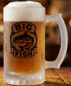 BIG FISH, černý potisk