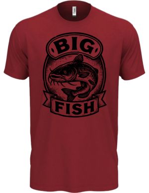 BIG FISH, černý potisk