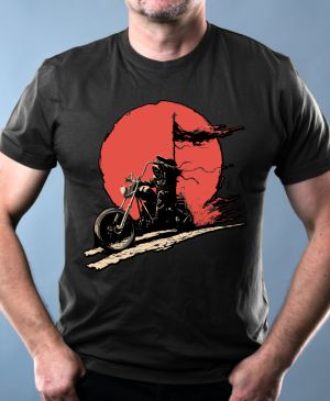 Biker, kostra, vlajka