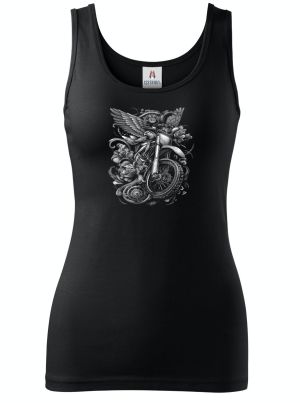 Bikerova křídla, bílý tisk