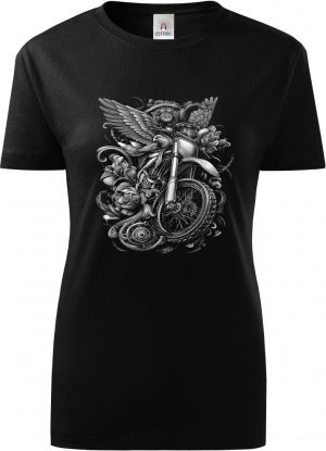 Bikerova křídla, bílý tisk