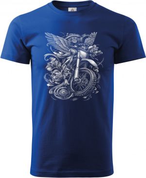 Bikerova křídla, bílý tisk