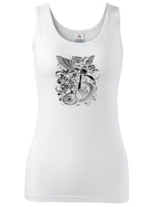 Bikerova křídla, černý tisk