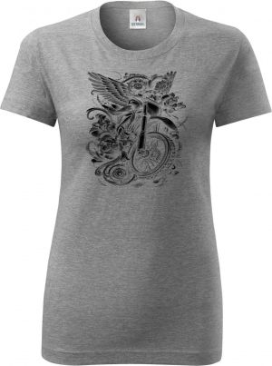 Bikerova křídla, černý tisk