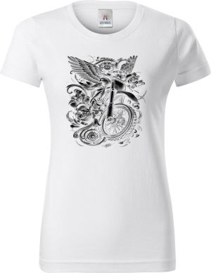 Bikerova křídla, černý tisk