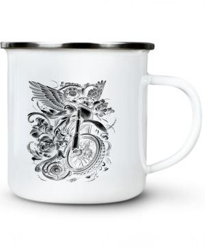 Bikerova křídla, černý tisk