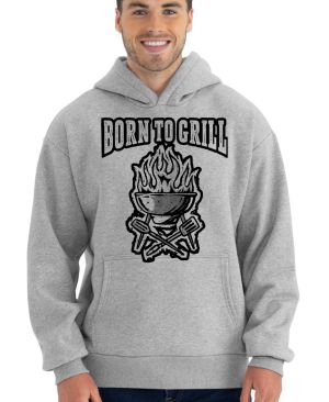 Born to grill, V1, černý tisk