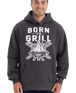 Born to grill, V2, bílý tisk
