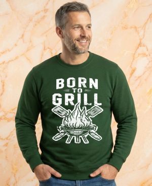 Born to grill, V2, bílý tisk