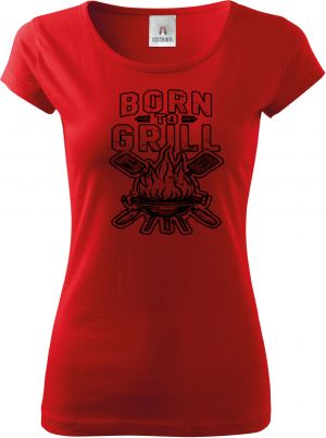 Born to grill, V2, černý tisk