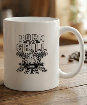 Born to grill, V2, černý tisk