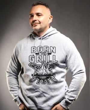 Born to grill, V2, černý tisk