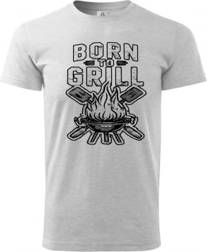 Born to grill, V2, černý tisk